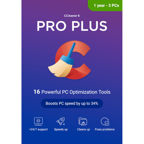 CCleaner Professional Plus 1 PC 1 Year